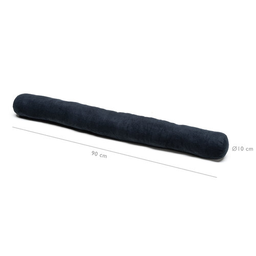 Wetterstopper rund 10x90cm schwarz extra beschwert mit Sand