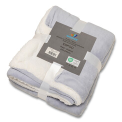 Plaid blanket- Espoo light grey 200x240cm