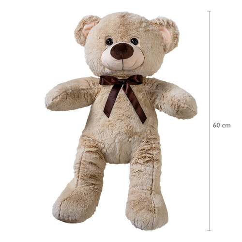 Set d'ours en peluche beige/brun 4 tailles différentes