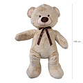 Set d'ours en peluche beige/brun 4 tailles différentes