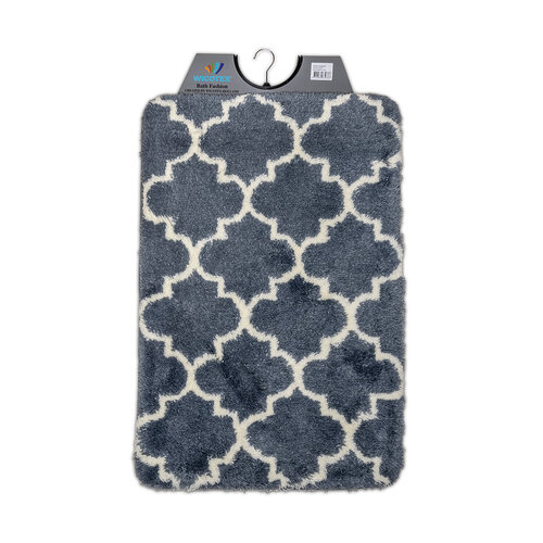 Tapis de bain Marseille gris 60x90cm
