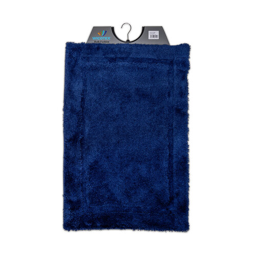 Bath mat uni dark blue 60x90cm