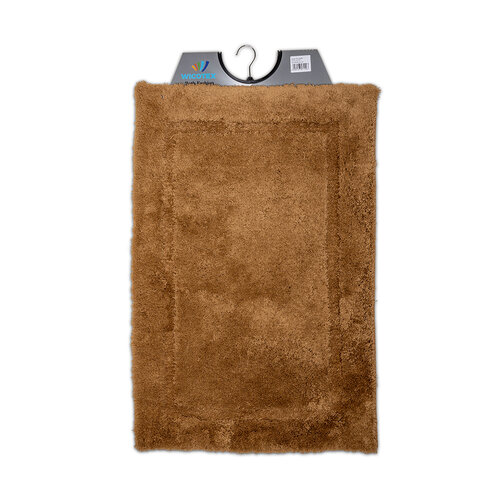 Bath mat uni taupe 60x90cm