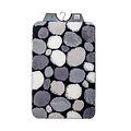 Badmat zwart-grijs-wit stenen 60x90cm