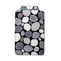 Bath mat black-grey-white stones 60x90cm