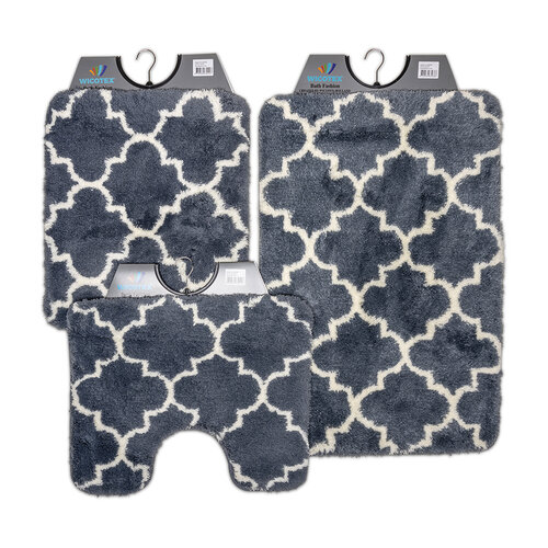 Tapis de bidet Marseille gris 50x60cm