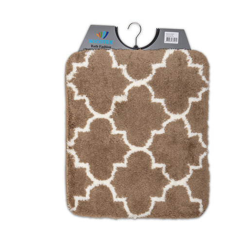 Tapis de bidet Marseille taupe 50x60cm