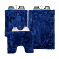 Bidet mat uni dark blue 50x60cm