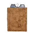 Tapis de bidet uni taupe 50x60cm