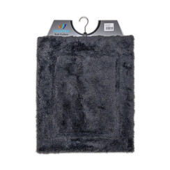 Bidetmat uni donker grijs 50x60cm