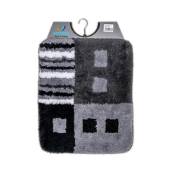 Bidet mat modern black-anthracite-white 50x60cm