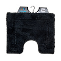 Tapis de toilette uni noir 50x60cm