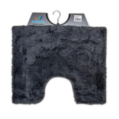 Toilet mat uni dark grey 50x60cm