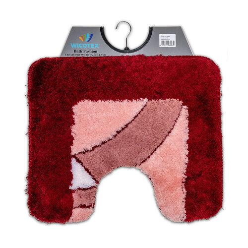 Tapis de toilette bordeaux 50x60cm