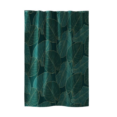 Shower curtain 180x200 textile Jade