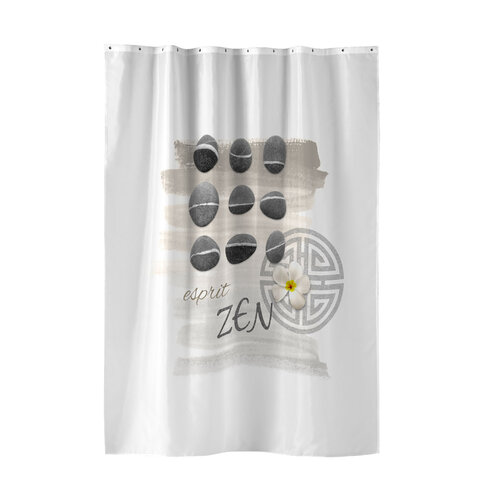 Shower curtain 180x200 textile Esprit Zen