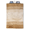 Badmat regenboog  beige wit 60x90cm