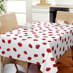 Toile cirée Poppies Rouge