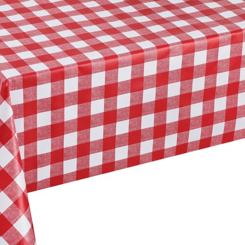 Wachstuch kariert Rot Picknick