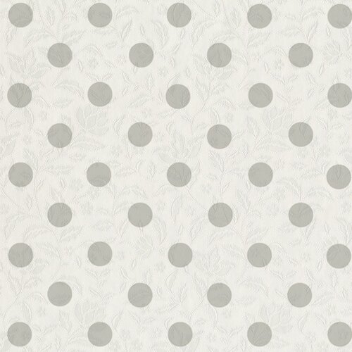 Wachstuch Mirella 97-C Dots Silber