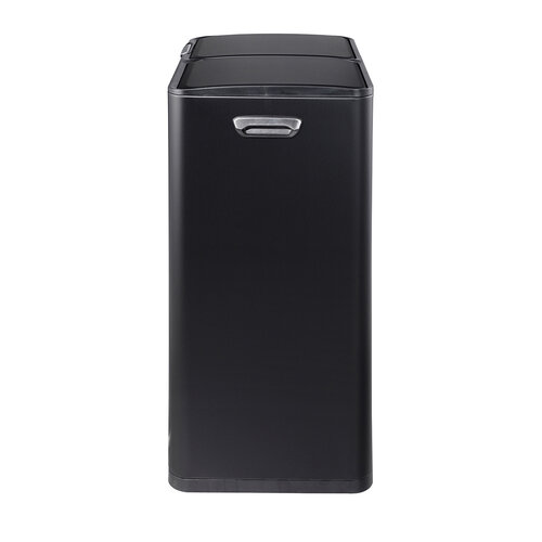 Poubelle Tobey 60litre Séparation des déchets 3 compartiments (13x17x30L) Noir