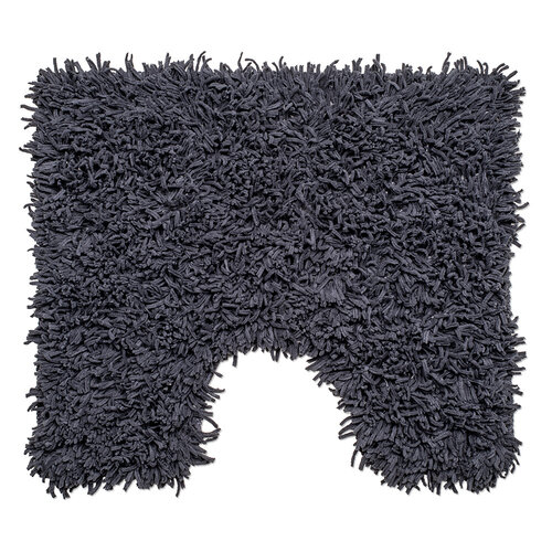 Ensemble de tapis de bain Excellent Anthracite à poils longs