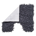 Bath mat set Excellent Anthracite high pile