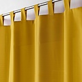 Wicotex Rideaux - confectionnés - avec boucle de suspension 140x260cm uni polyester Jaune