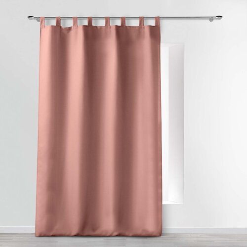 Wicotex Gordijnen - Kant en klaar - Met ophanglus 140x260cm uni polyester Pink