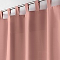 Wicotex Vorhänge - Konfektioniert - Mit Aufhängeschlaufe 140x260cm uni polyester Pink