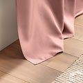 Wicotex Curtains - Ready-made - With hanging loop 140x260cm uni polyester Pink