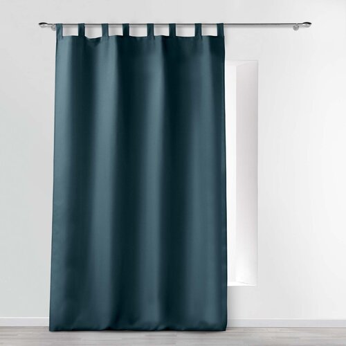 Wicotex Vorhänge - Konfektioniert - Mit Aufhängeschlaufe 140x260cm uni polyester Marineblau