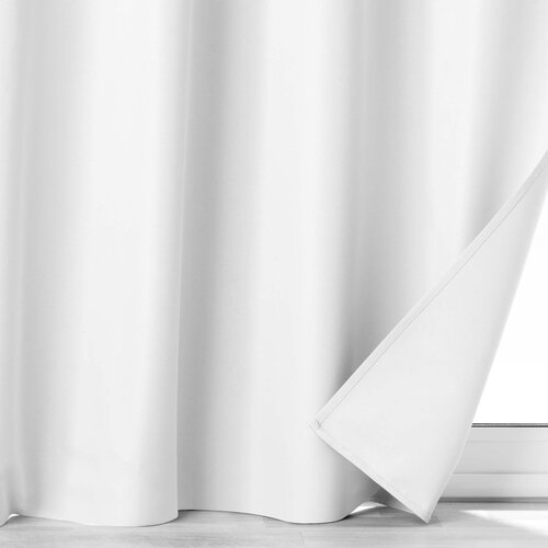 Vorhänge - Konfektioniert - Mit Ringen - Verdunkelung - Verdunkelung 140x260cm Perlgrau