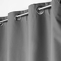 Curtains - Ready-made - With rings - Blackout - Obscure 140x260cm Grey
