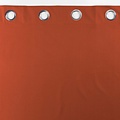 Curtains - Ready-made - With rings - Blackout - Obscure 140x260cm Terracotta Orange
