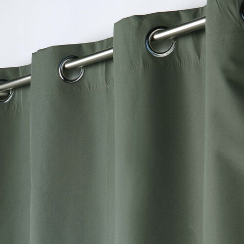 Curtains - Ready-made - With rings - Blackout - Obscure 140x260cm Khaki