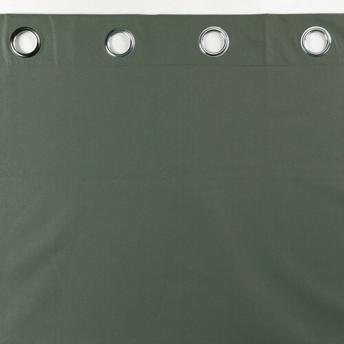 Vorhänge - Konfektioniert - Mit Ringen - Verdunkelung - Verdunkelbar 140x260cm Khaki