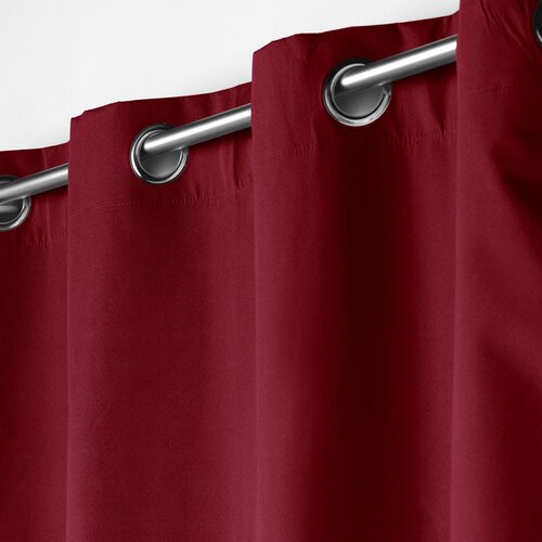Curtains - Ready-made - With rings - Blackout - Obscure 140x260cm Red