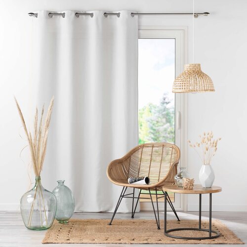 Curtains - Ready-made - With rings - 140x280cm White