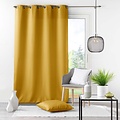Curtains - Ready-made - With rings - 140x260cm Yellow