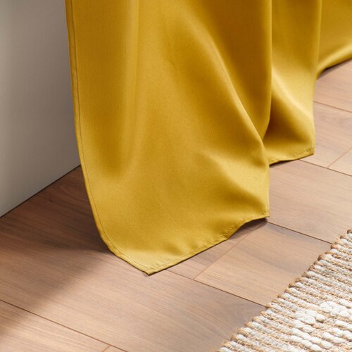 Curtains - Ready-made - With rings - 140x260cm Yellow