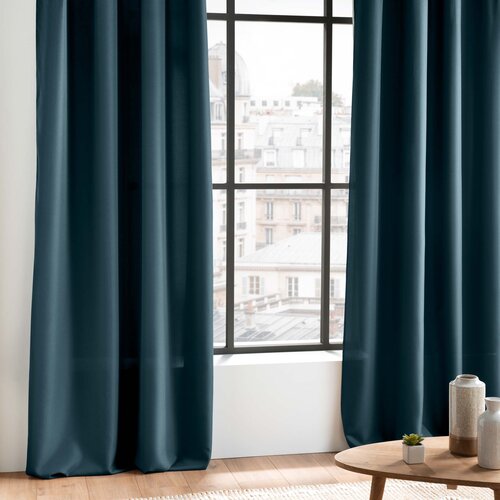 Curtains - Ready-made - With rings - 140x260cm Blue