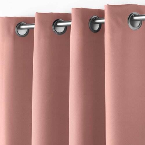Curtains - Ready-made - With rings - 140x280cm Pink