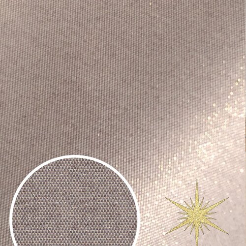 Textiles de table enduits Lurex - Or
