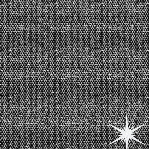 Textiles de table enduits Lurex - Noir