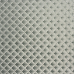 Textiles de table Polyline Zafiro argent rouleau de 20 mètres