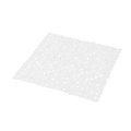Wicotex Tapis de douche - Antidérapant pour la douche Blanc 52x52cm