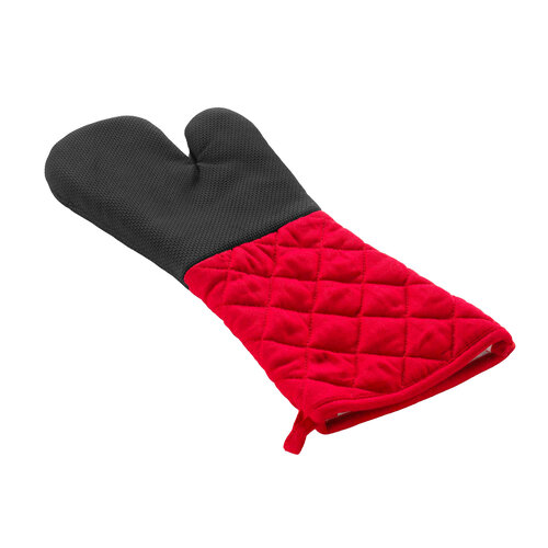 Wicotex Oven glove 40x18 cm black-red