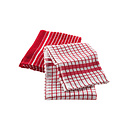 Serviette de cuisine 50x70cm Rouge 2 pcs Terry Classico