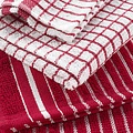Keukenhanddoek  50x70cm Rood 2 stuks Terry Classico